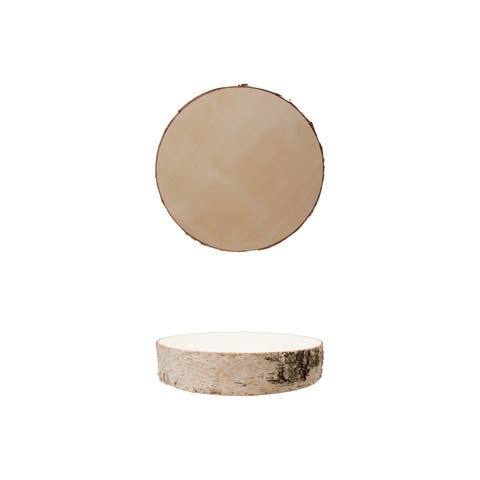 Large Wood Slice, Natural