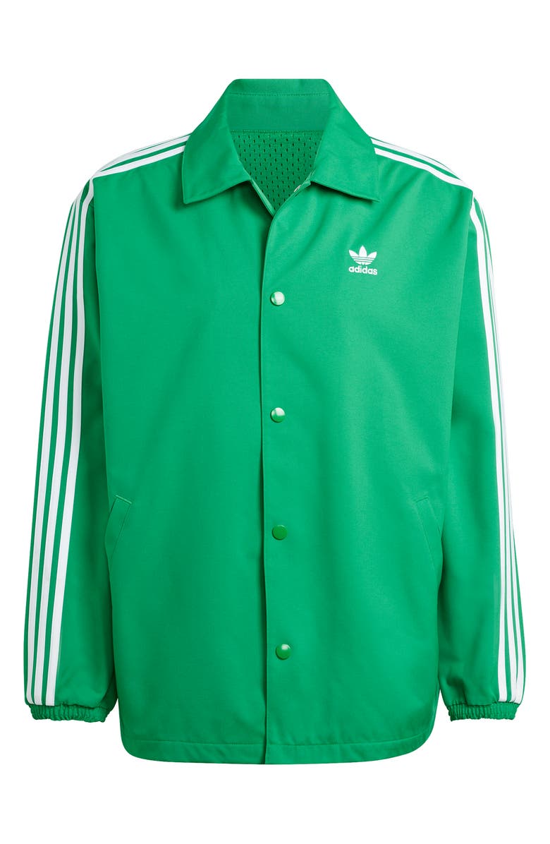 adidas Adicolor 3-Stripes Recycled Polyester Coach's Jacket, Alternate, color, 