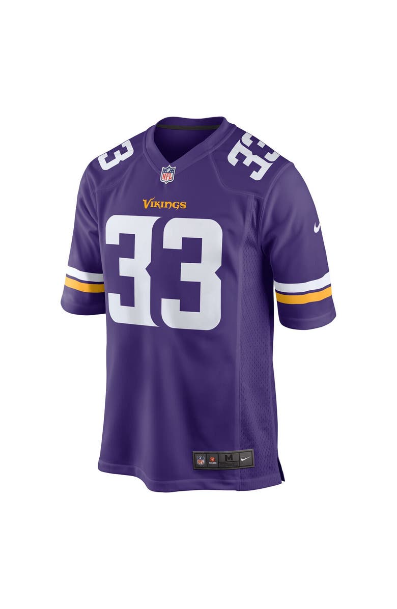 Nike Men's Nike Aaron Jones Purple Minnesota Vikings Game Player Jersey, Alternate, color, Purple