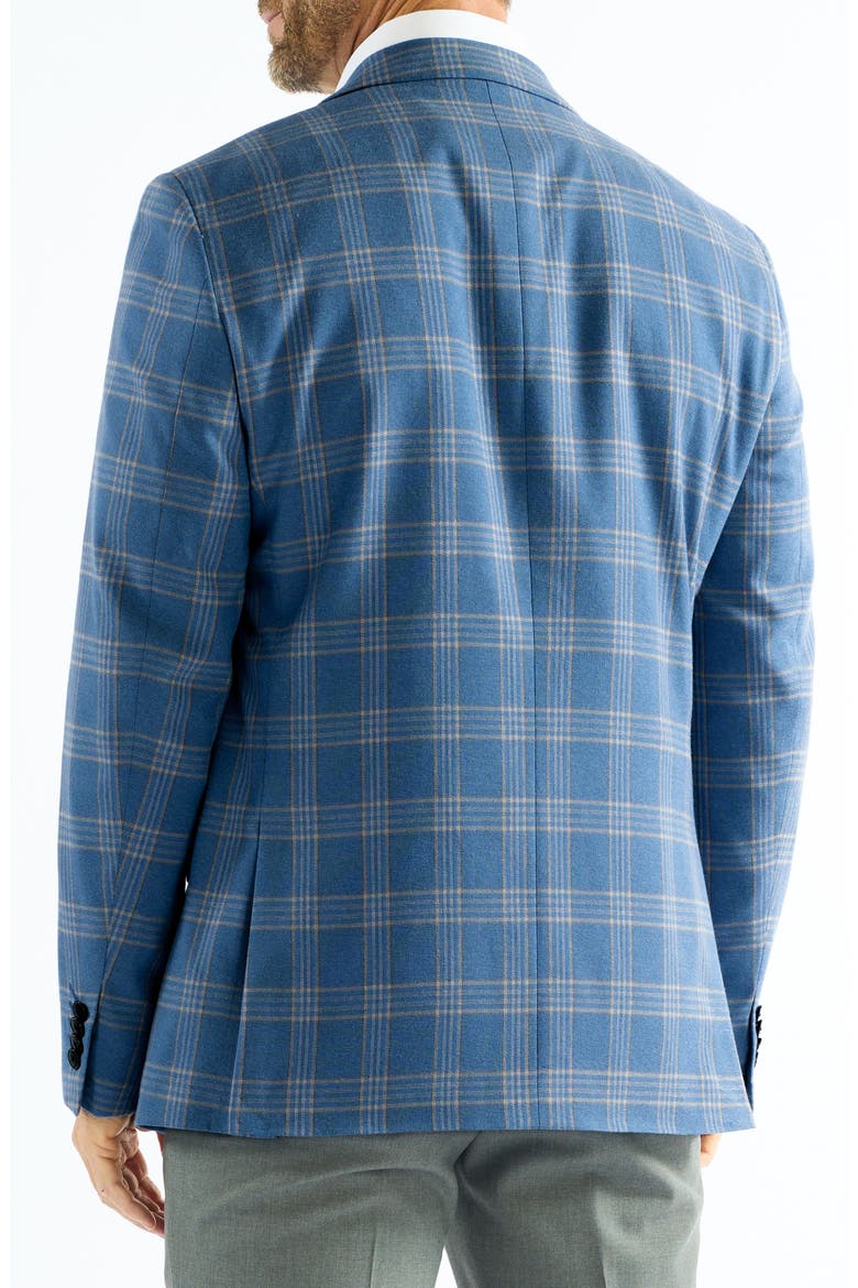 Mayfair Blue Plaid Sport Coat, Alternate, color, BLUE