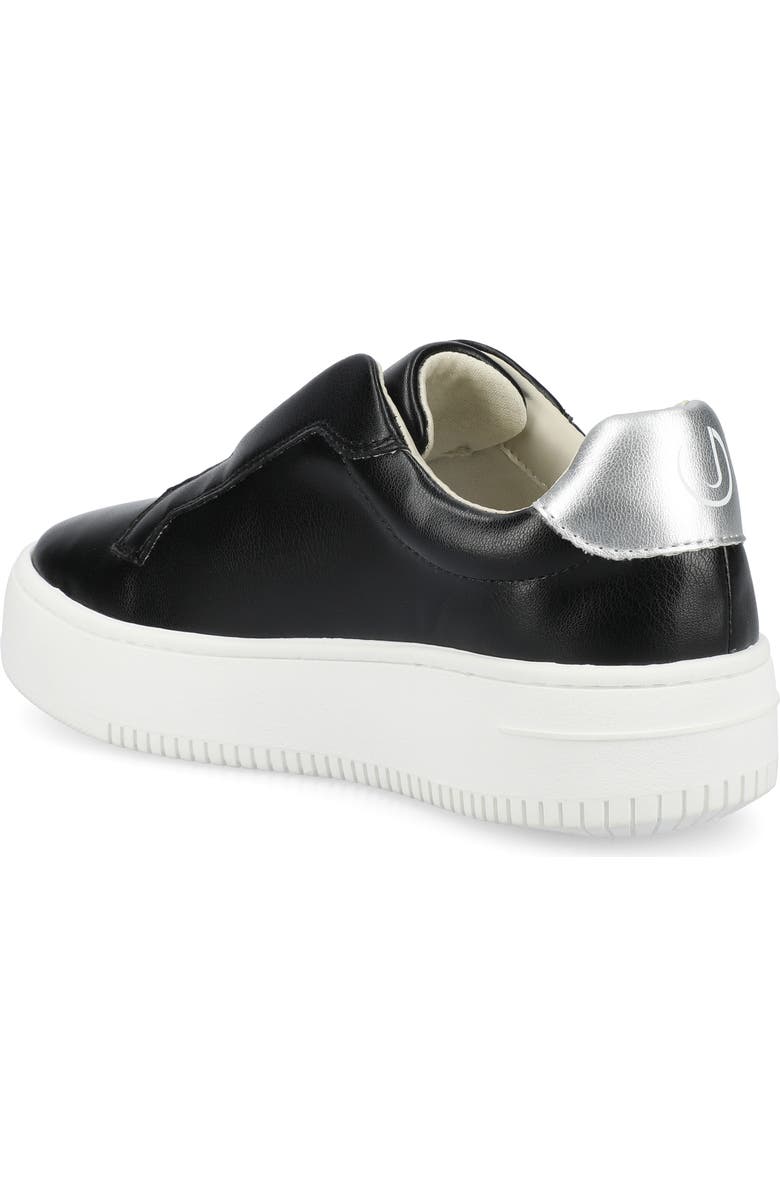 Journee Collection Phoebe Slip-On Sneaker, Alternate, color, Black