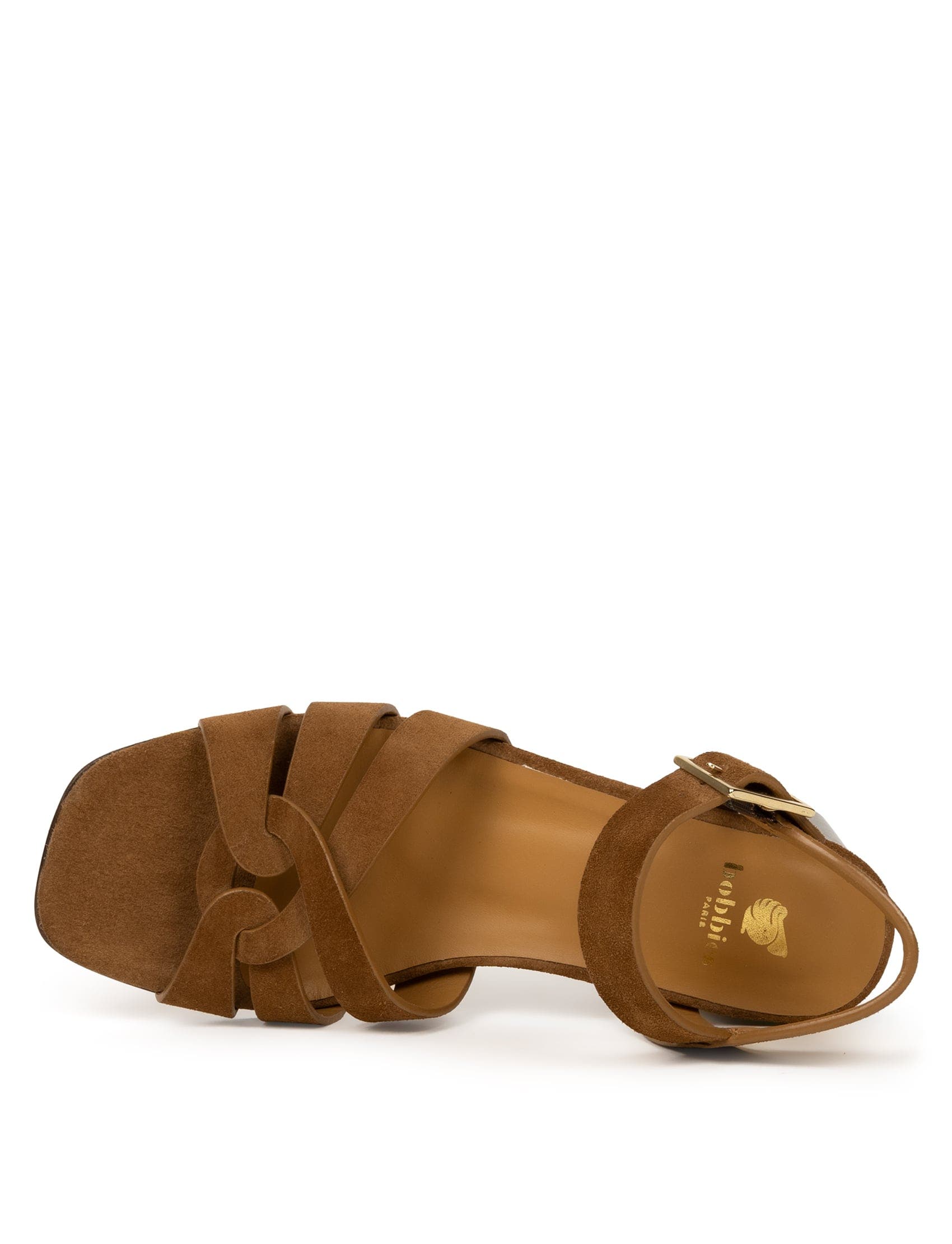 Esther Heeled Sandals, Alternate, color, Camel