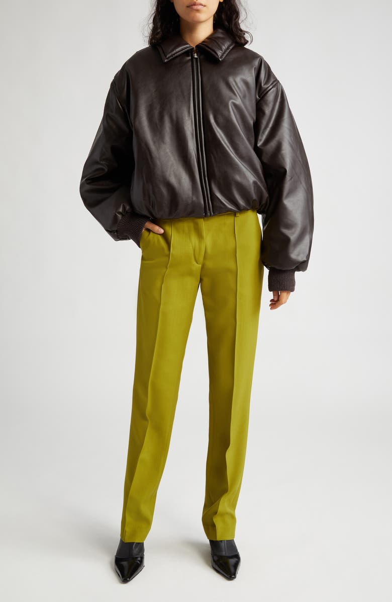 Acne Studios Onnea Coated Bomber Jacket, Alternate, color,