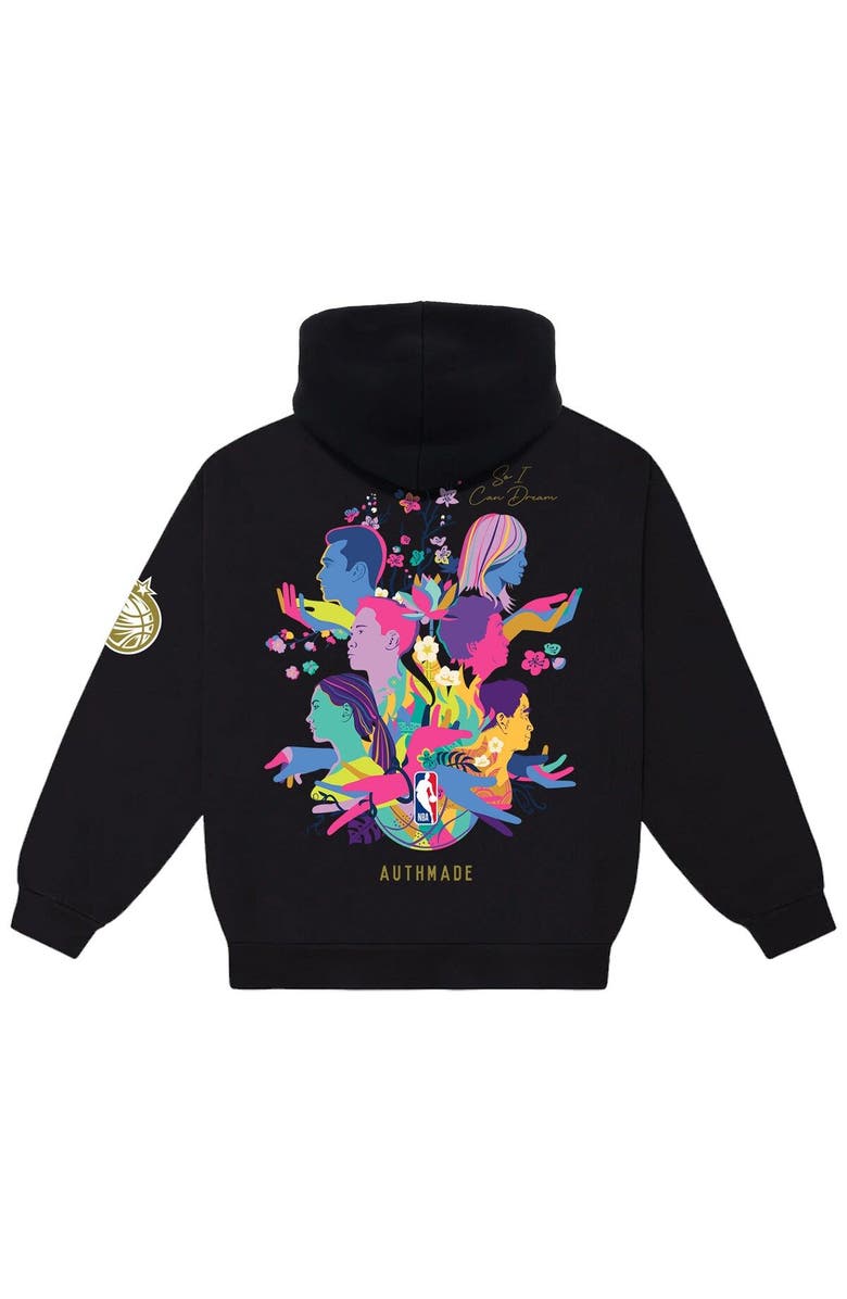 AUTHMADE Unisex AUTHMADE x NBA Black Orlando Magic AAPI Dreamers Pullover Hoodie, Alternate, color, Black