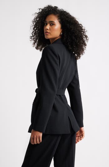 The Curator Tie Waist Blazer