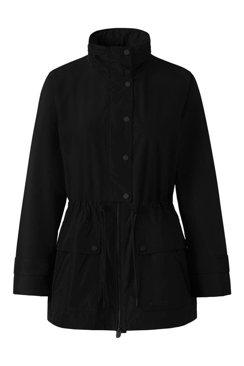 Keryn-Z Water Repellent Jacket, Alternate, color, BLACK
