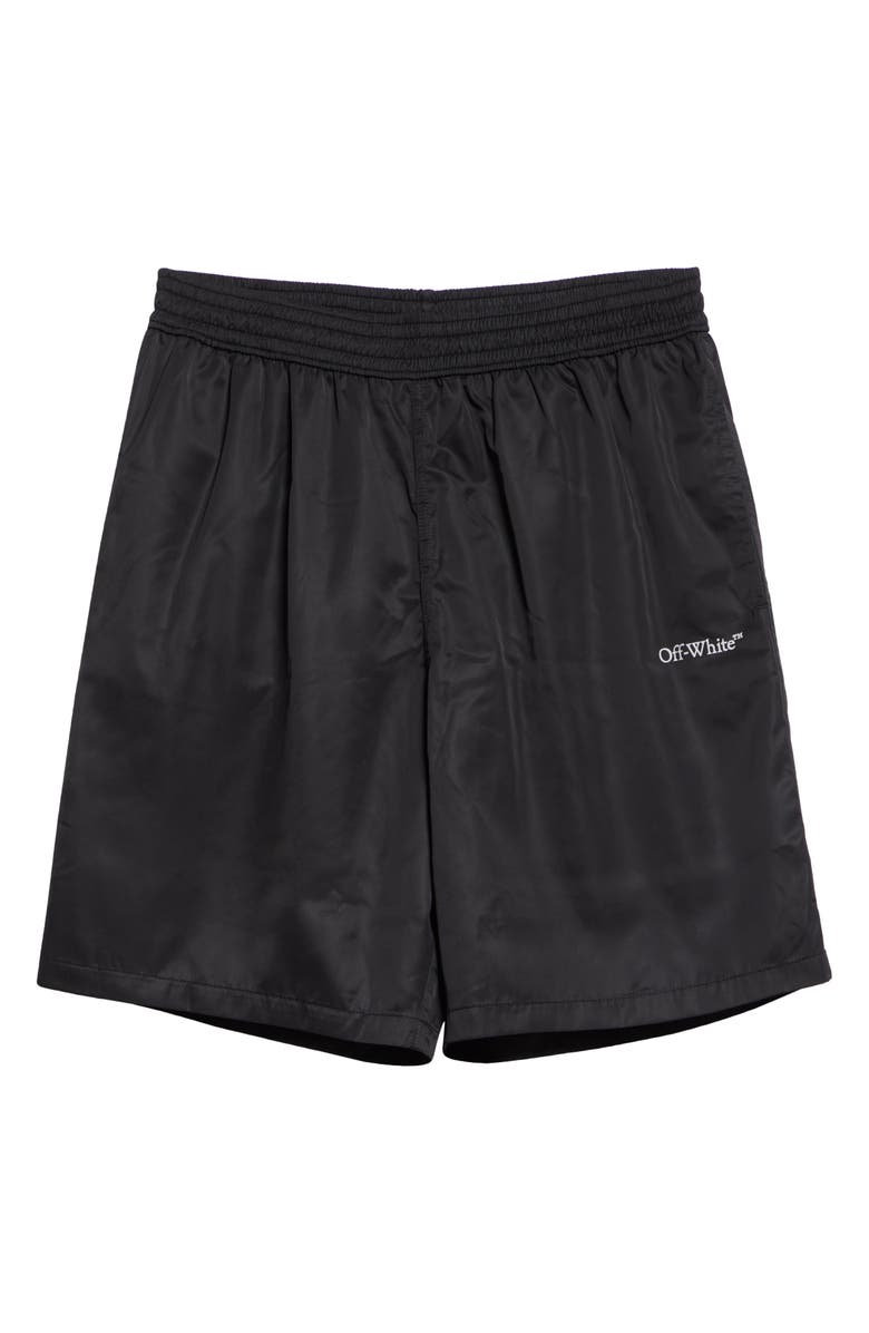 Off-White Arrow Surfer Swim Shorts, Alternate, color, 