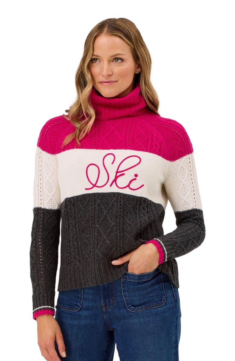 Krimson Klover Prima Turtleneck, Main, color, Magenta