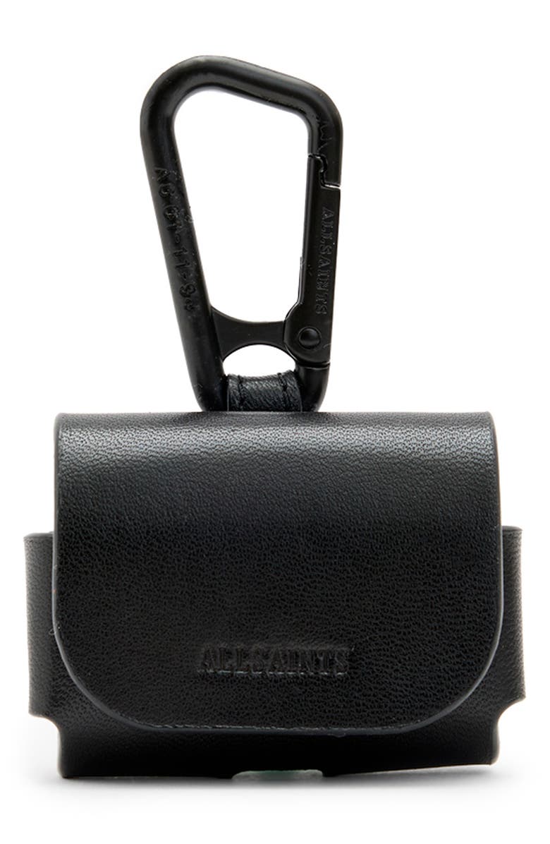 AllSaints Leather AirPods Case, Main, color, 