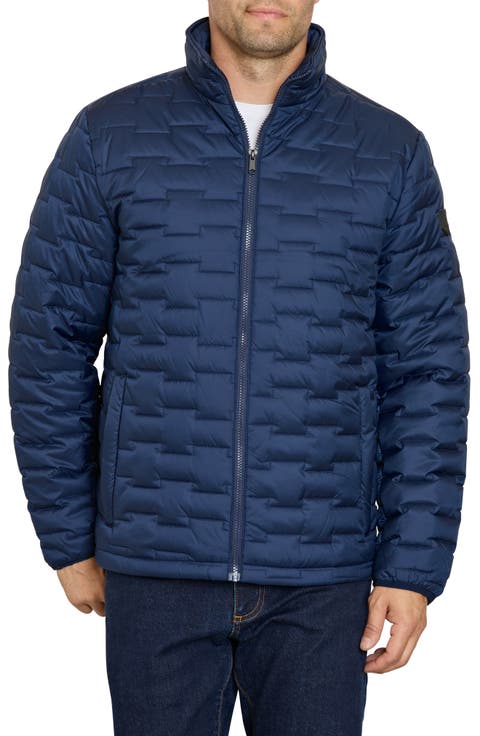 Brick Quilted Puffer Jacket