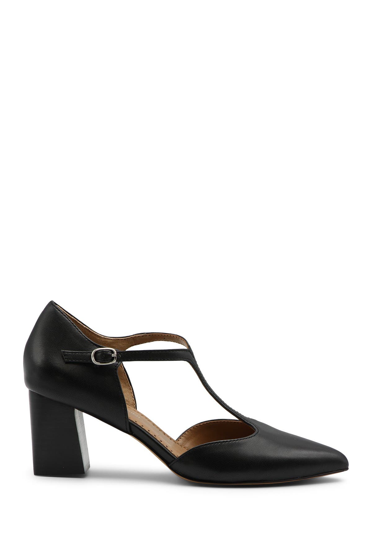 Adrienne Vittadini Naemi T-Strap Pointed Toe Pump, Alternate, color, 