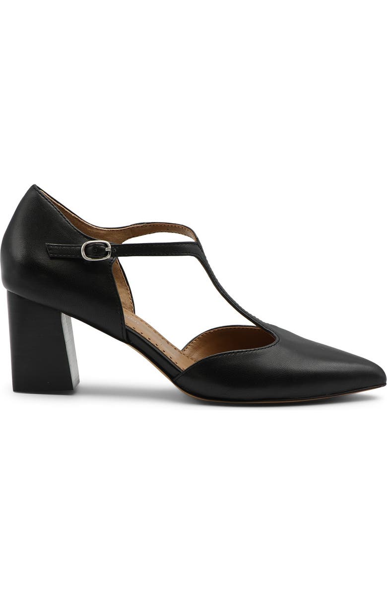 Adrienne Vittadini Naemi T-Strap Pointed Toe Pump, Alternate, color,