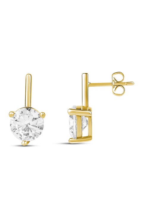 Cubic Zirconia Drop Earrings