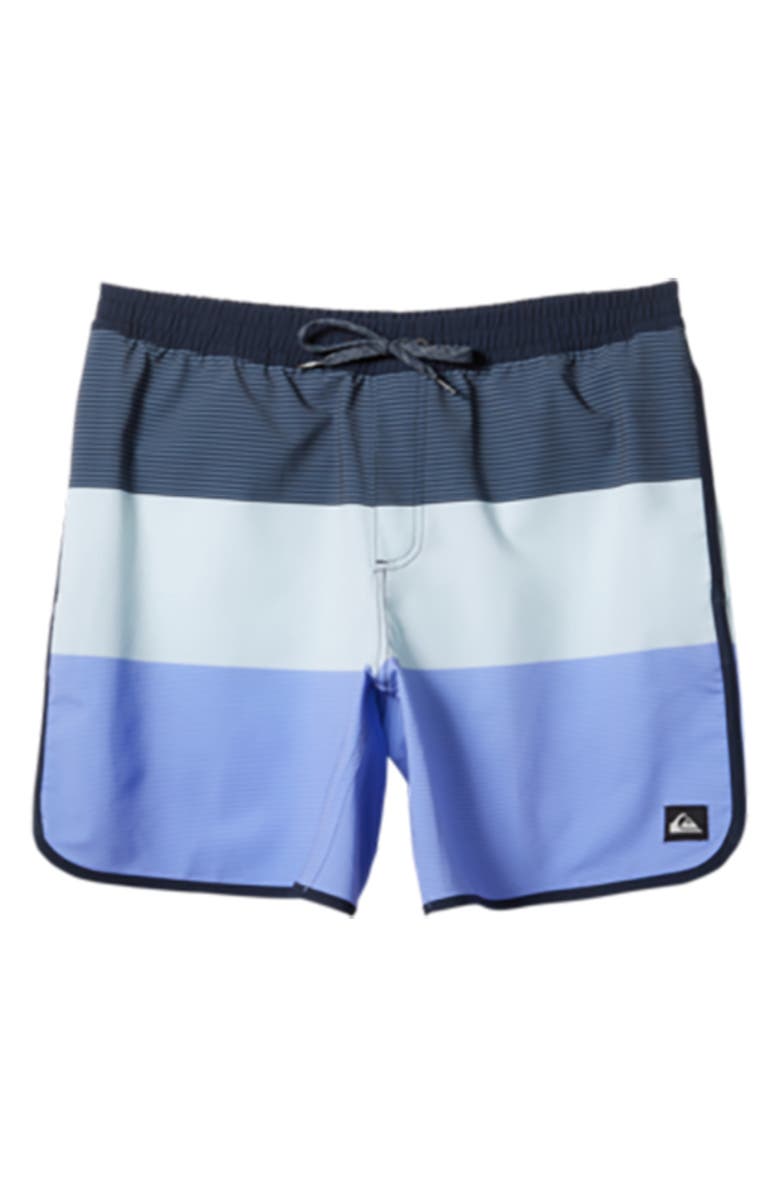 Quiksilver Surfsilk Tijuana Swim Trunks, Alternate, color, Great Otway Blue Nights