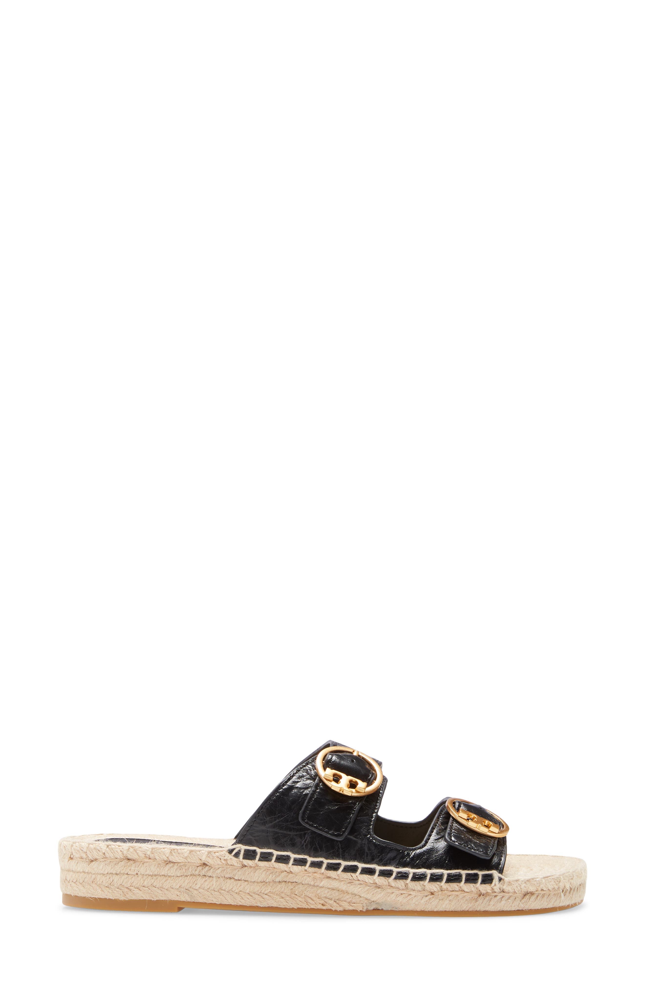 Tory Burch Selby Two-Band Espadrille Slide Sandal, Alternate, color, 