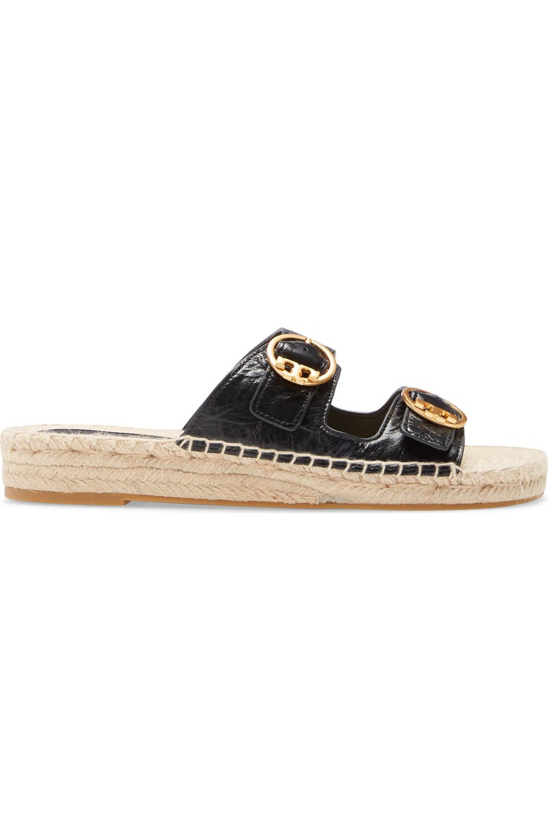 Tory Burch Selby Two-Band Espadrille Slide Sandal, Alternate, color,