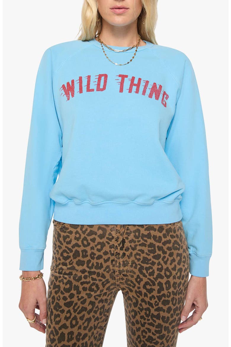 The Concert Cotton Graphic Sweatshirt, Main, color, WILD THING