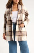 Jones New York Shawl Collar Sweater Coat