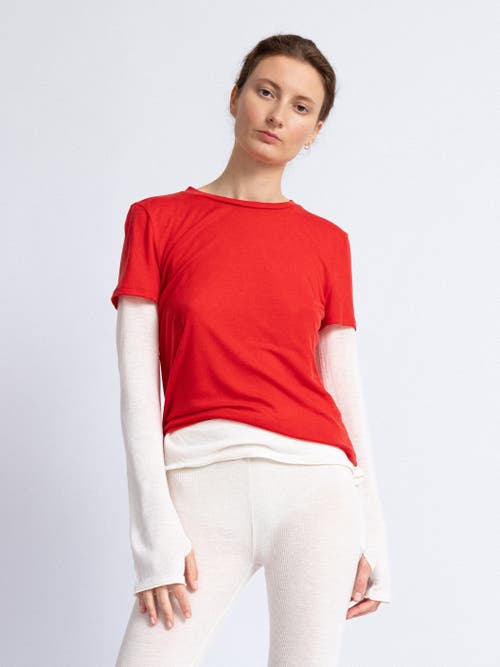 Alas Short Sleeve T-shirt In Red