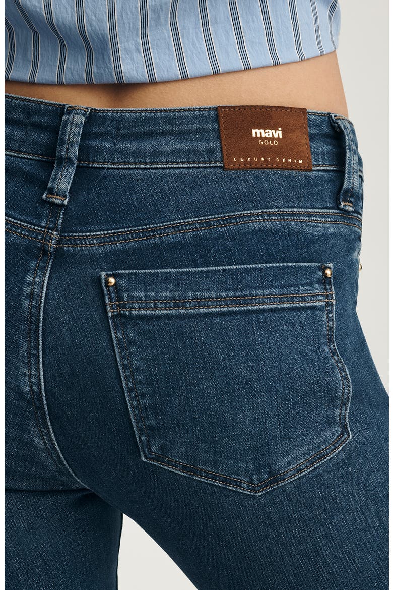 Sydney Mid Rise Flare Jeans, Alternate, color, DARK BRUSHED GOLD P