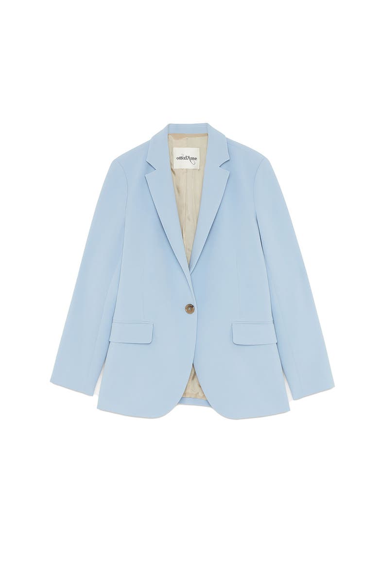 Classic Tailored Blazer, Alternate, color, Crystal