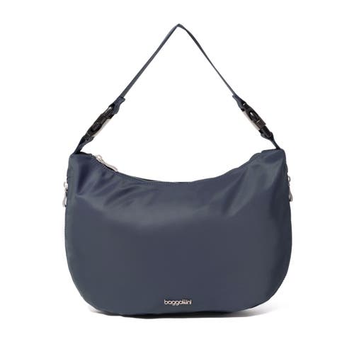 Baggallini Crescent Convertible Hobo In Blue