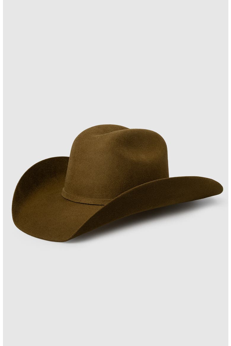 The Boss Premier Cowboy Hat, Main, color, Brown