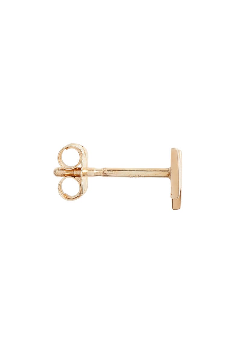 Icon Lightning Single Stud Earring, Alternate, color, GOLD