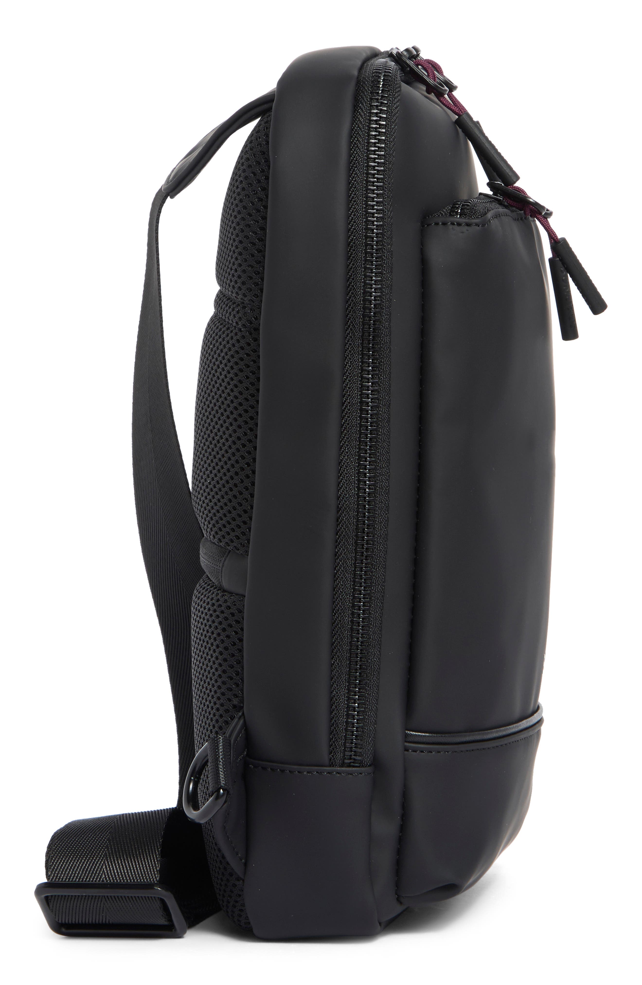Bonobos Rubberized Sling Backpack, Alternate, color, Black