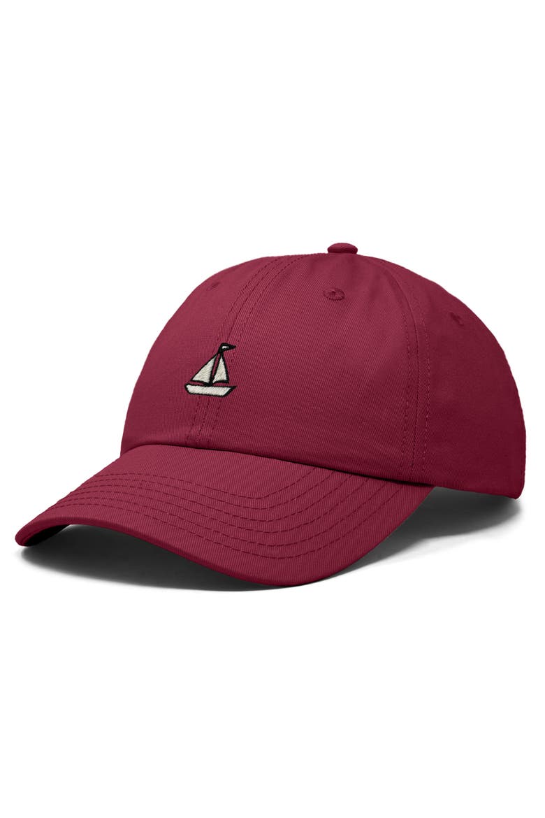 Sail Dad Cap, Alternate, color, Maroon