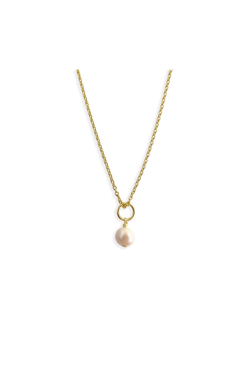 Astor & Orion Paloma Pearl Necklace Gold, Main, color, Gold