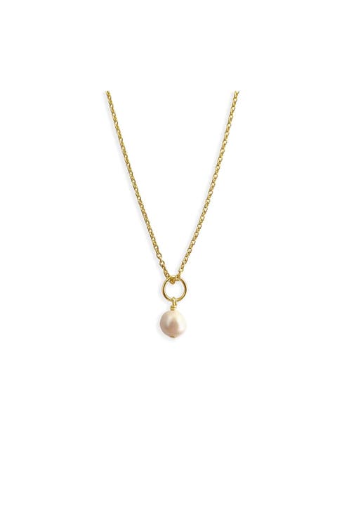 Paloma Pearl Necklace Gold