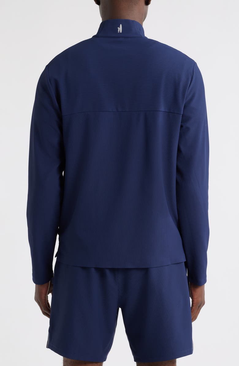 johnnie-O Hoppin Rib Quarter Zip, Alternate, color, Navy