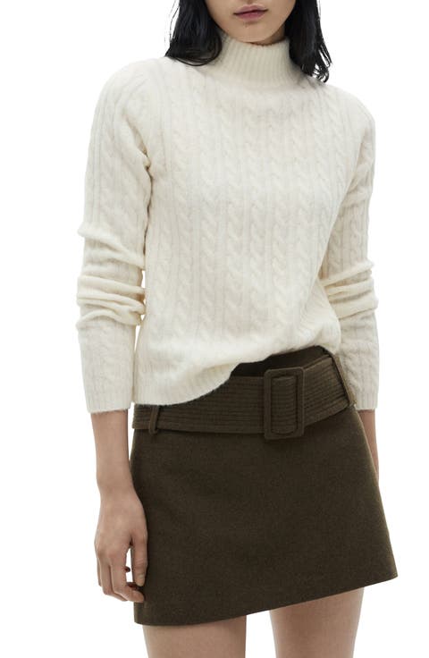 Seedsper Cable Stitch Sweater