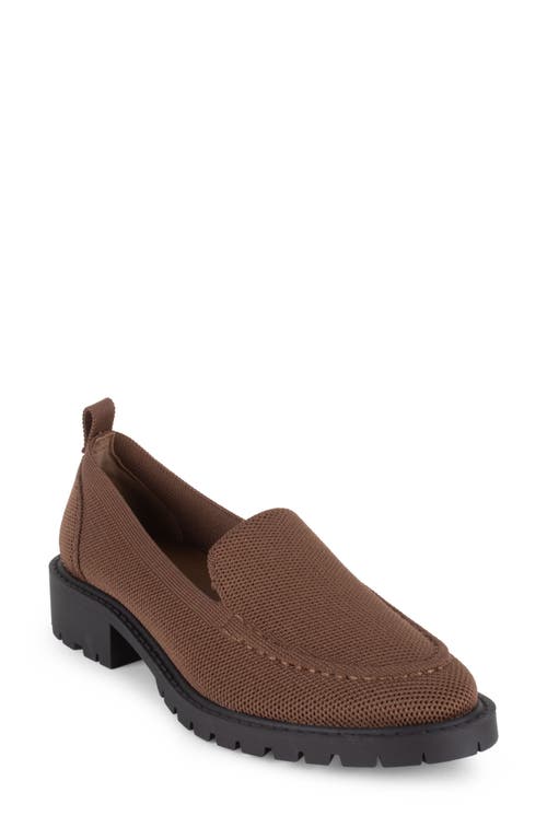 Tahari Siena Knit Loafer In Brown