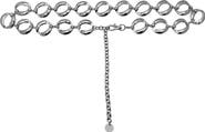 Linea Pelle Molten Chain Link Belt