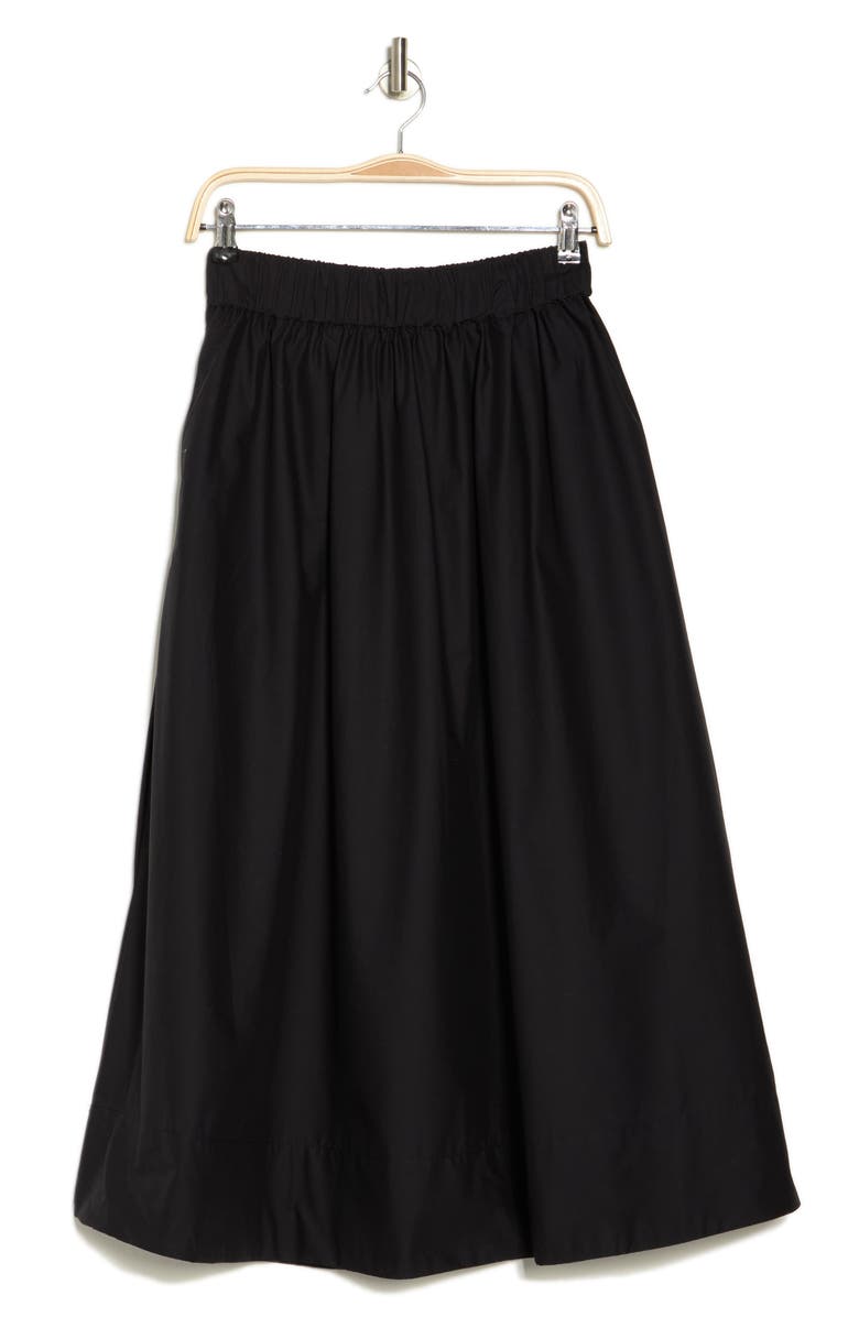 Ellen Tracy Cotton Poplin Skirt, Alternate, color,