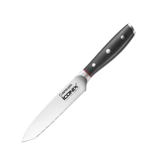 Cuisine::pro Iconix 5.5" All Purpose Try Me Knife In Black