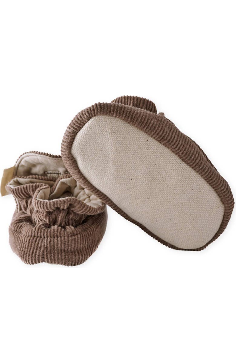 Pehr Organic Cotton Corduroy Bootie, Alternate, color, Portobello