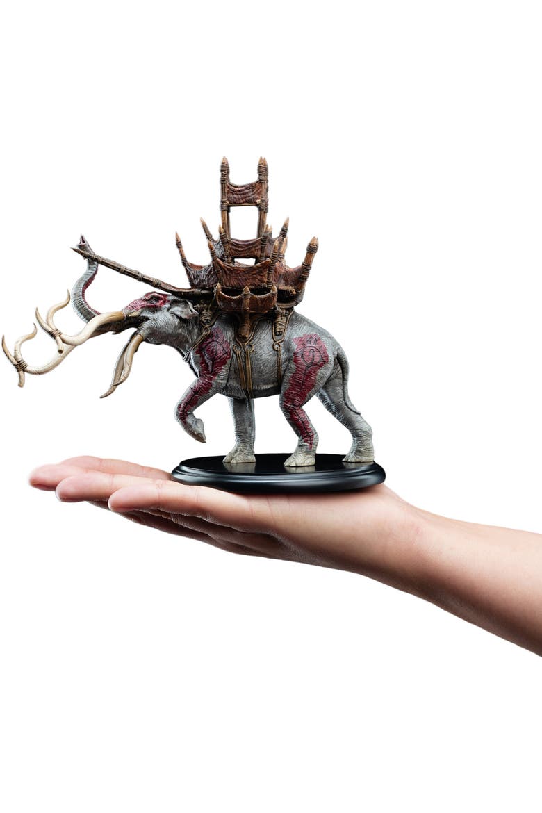 Lotr - Mumak In Battle Miniature Statue, Alternate, color, Multicolor