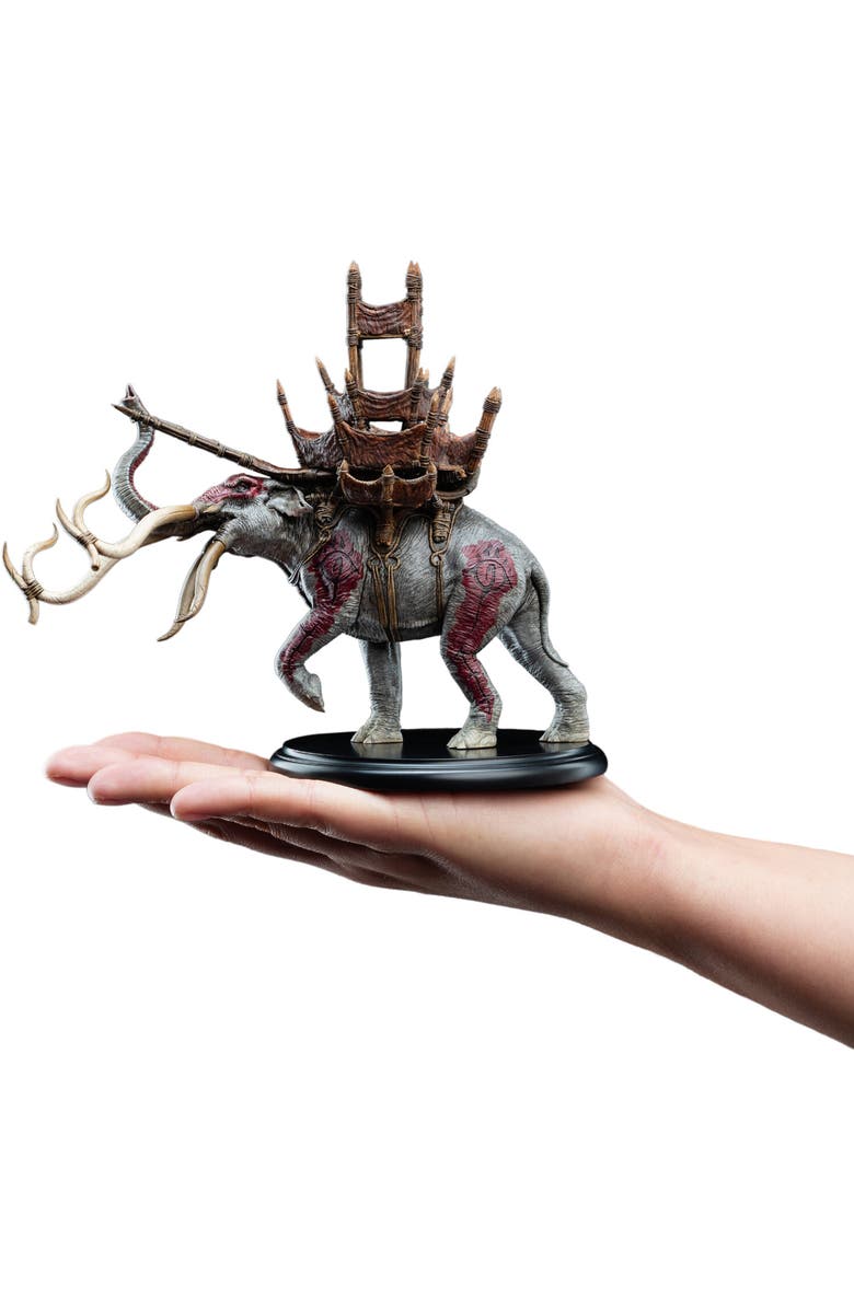 Weta Workshop Lotr - Mumak In Battle Miniature Statue, Alternate, color, 