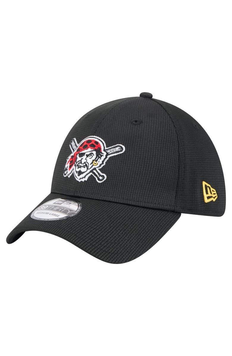 New Era Men's New Era  Black Pittsburgh Pirates 2025 Spring Training 39THIRTY Flex Hat, Alternate, color, 