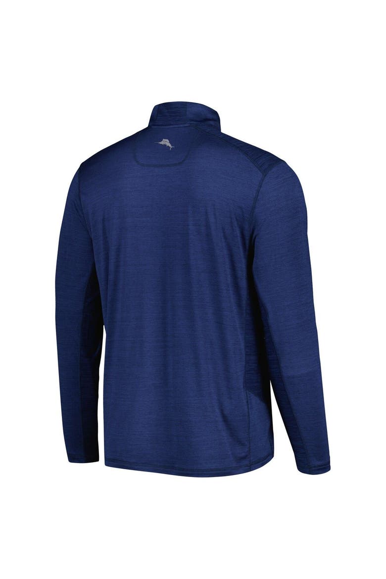 Men's Tommy Bahama Navy New York Yankees Delray IslandZone Half-Zip Top, Alternate, color, Navy