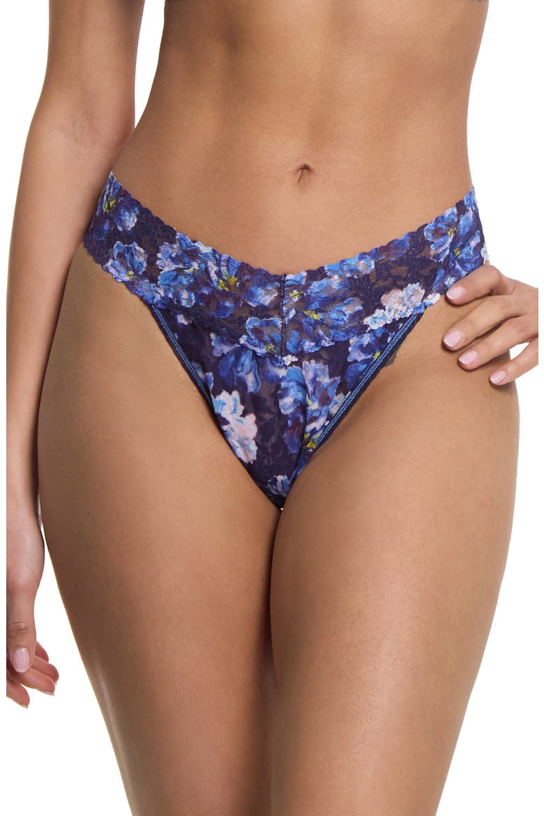 Print Original Rise Thong, Main, color, NIGHTFALL PURPLE