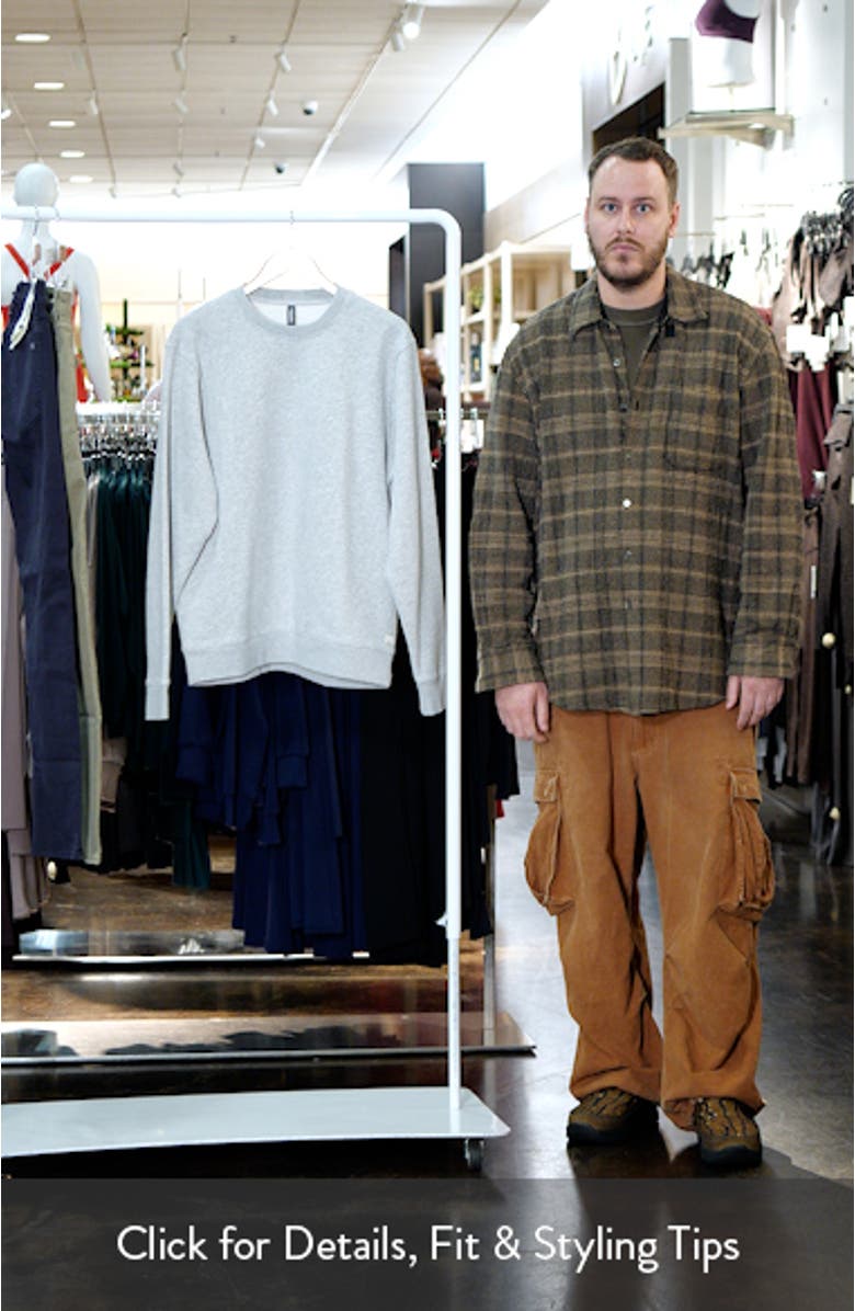 Seaside Cotton Blend Crewneck Sweatshirt, sales video thumbnail