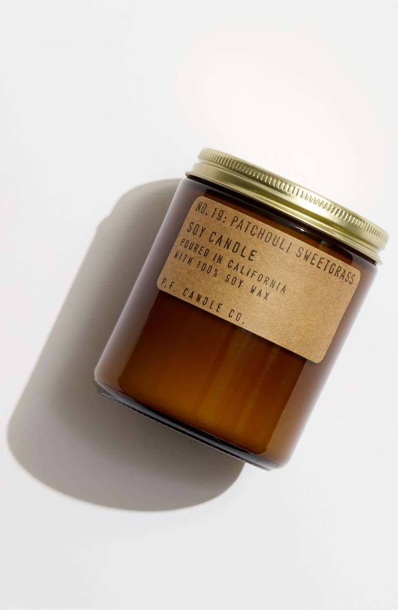 P.F. Candle Co. Patchouli Sweetgrass Candle, Alternate, color, Patchouli Sweetgrass