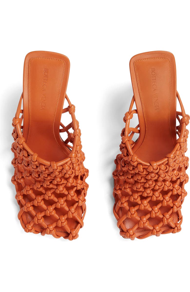 Bottega Veneta Knotted Weave Pump, Alternate, color, Burned Orange