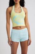 Kulani Kinis Shell Knit Halter Tank Top