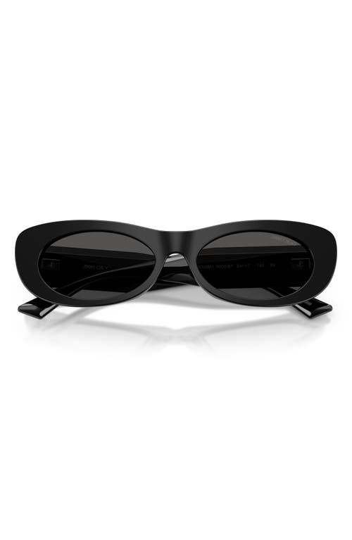 Jimmy Choo Jc 5038bu 500087 54mm Womens Oval Sunglasses In Black