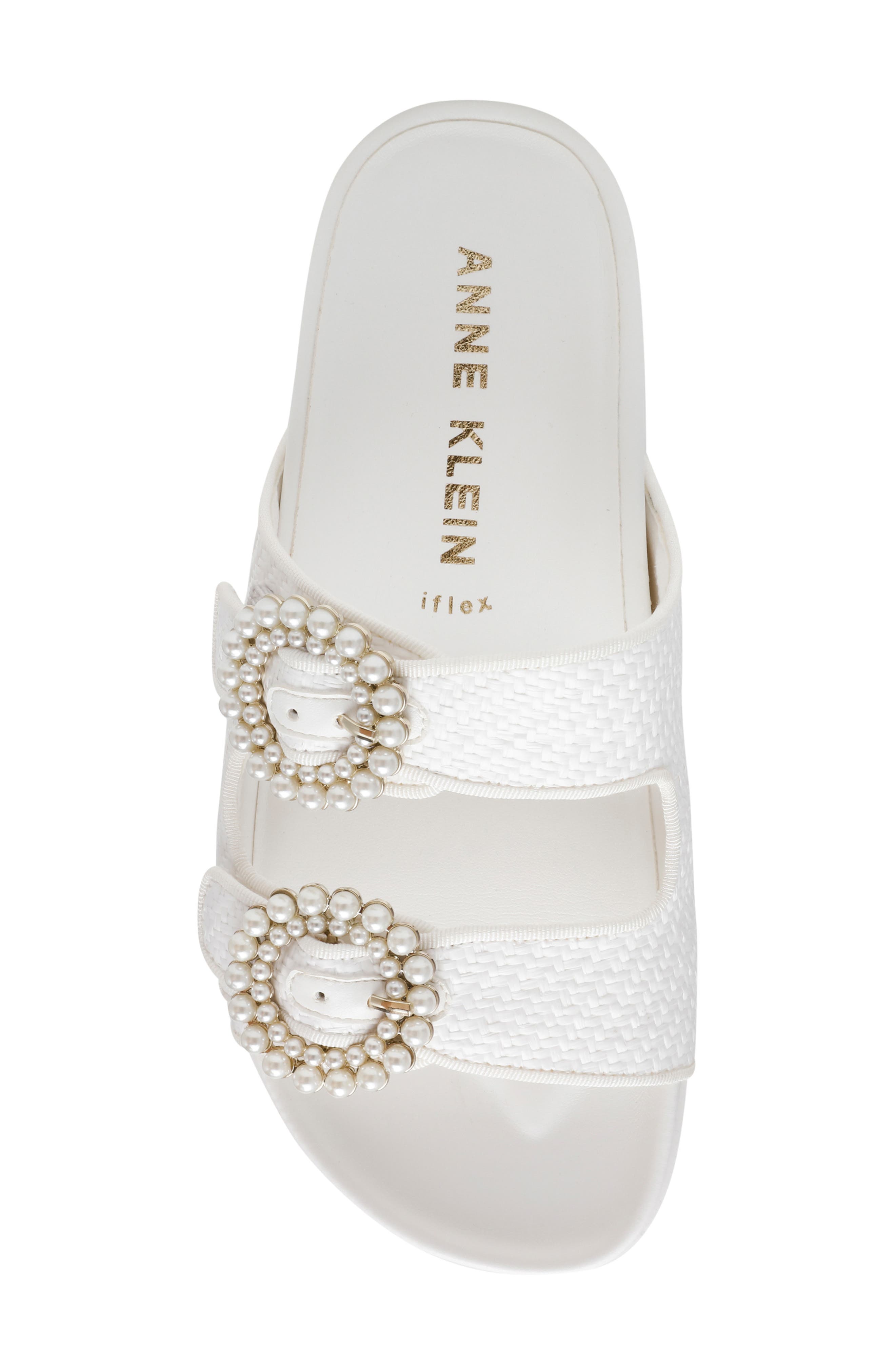 Anne Klein Happy Platform Slide Sandal, Alternate, color, 